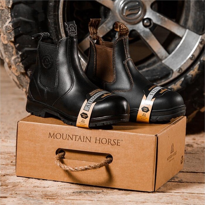 Mountain Horse Protective Jodhpur Boots Brown